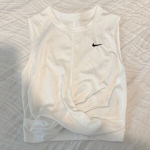 Nike Women's White Muscle Tee